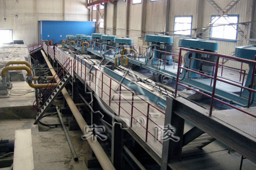 浮選設備生產(chǎn)現(xiàn)場